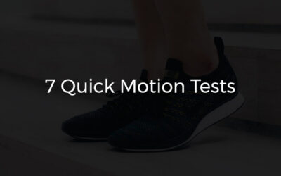 How to Perform a Self Test for Normal Motion